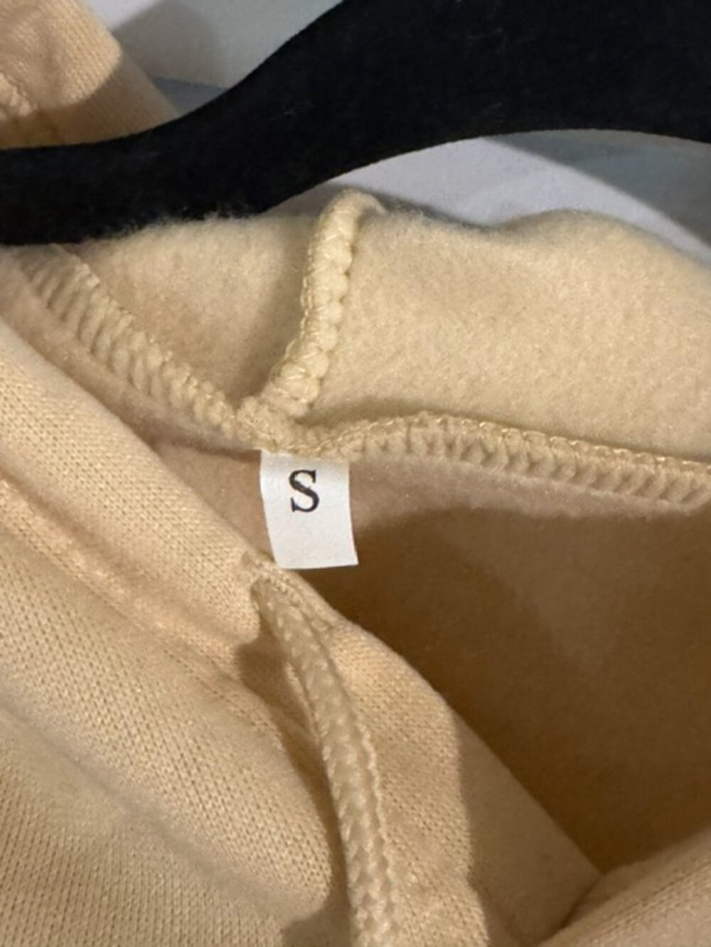 Women’s Lightweight Brooklyn Hoodie — Comfy Beige Fall Favorite (Size Small) - Picture 4 of 4